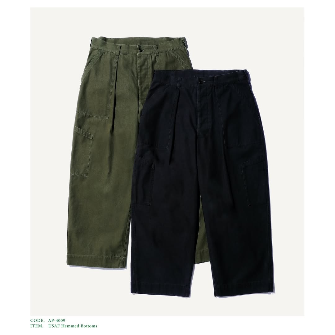 A.PRESSE 25SS USAF Hemmed Bottoms